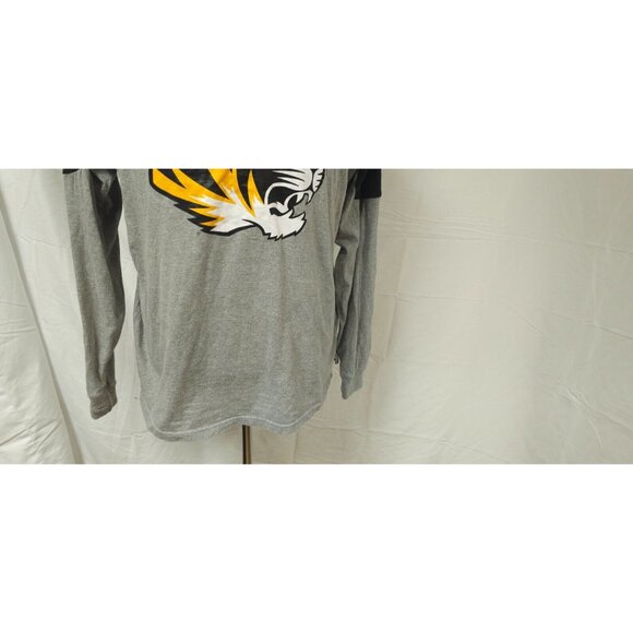 Pressbox Mens NCAA Missouri Mizzou Tigers Football Medium Long Sleeve T-Shirt - Picture 3 of 11